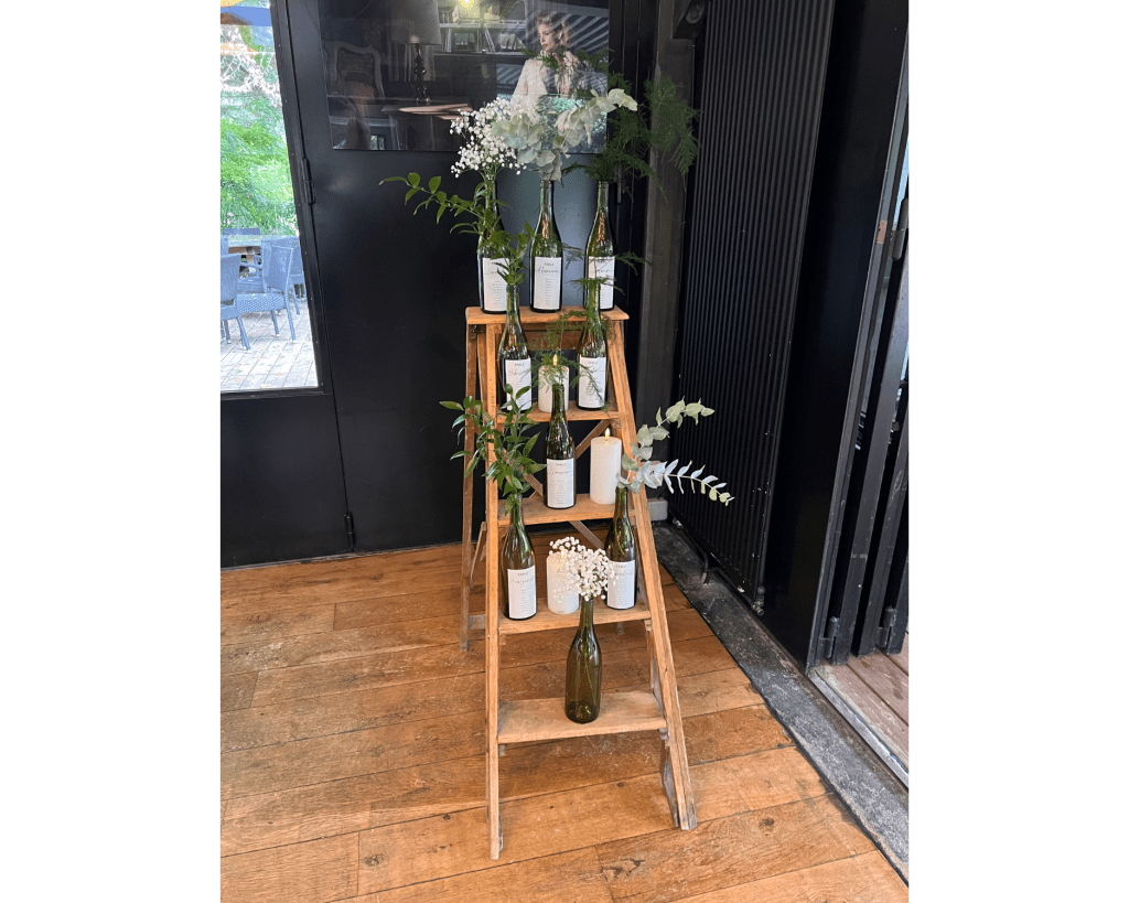 Location Plan de table échelle avec bouteilles - Le repère des Pépites